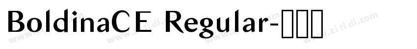 BoldinaCE Regular字体转换